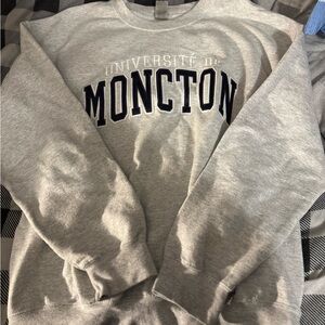 Gray Université de Moncton Crewneck